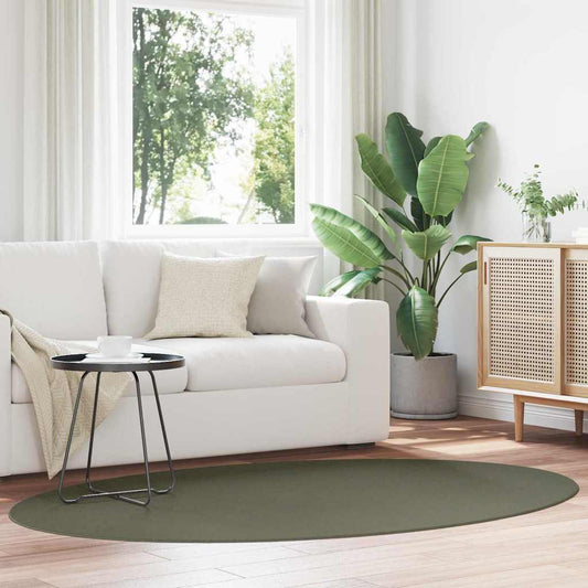 vidaXL Χαλιά Δασικό Πράσινο 140 x 200 cm Μαλλί