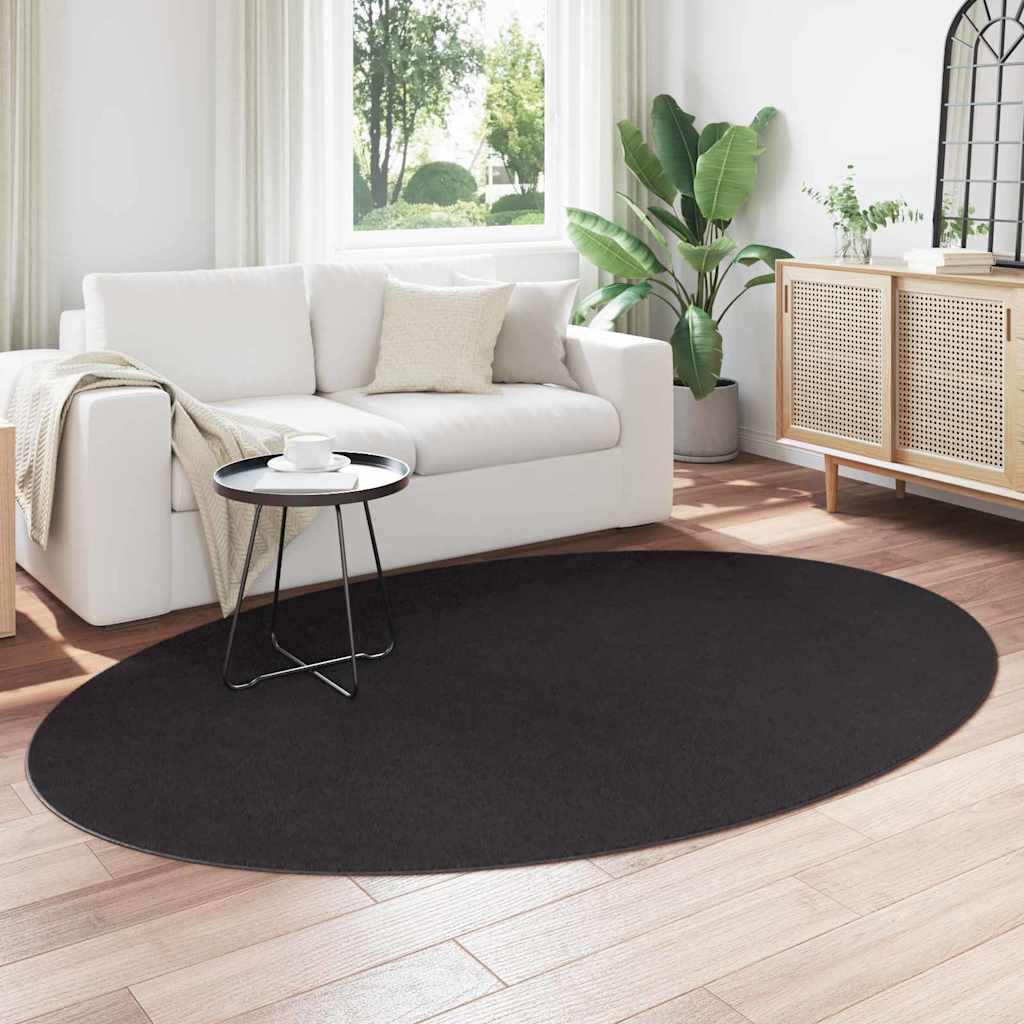 vidaXL Χαλιά Μαύρο 160 x 230 cm 100% Πολυεστέρας