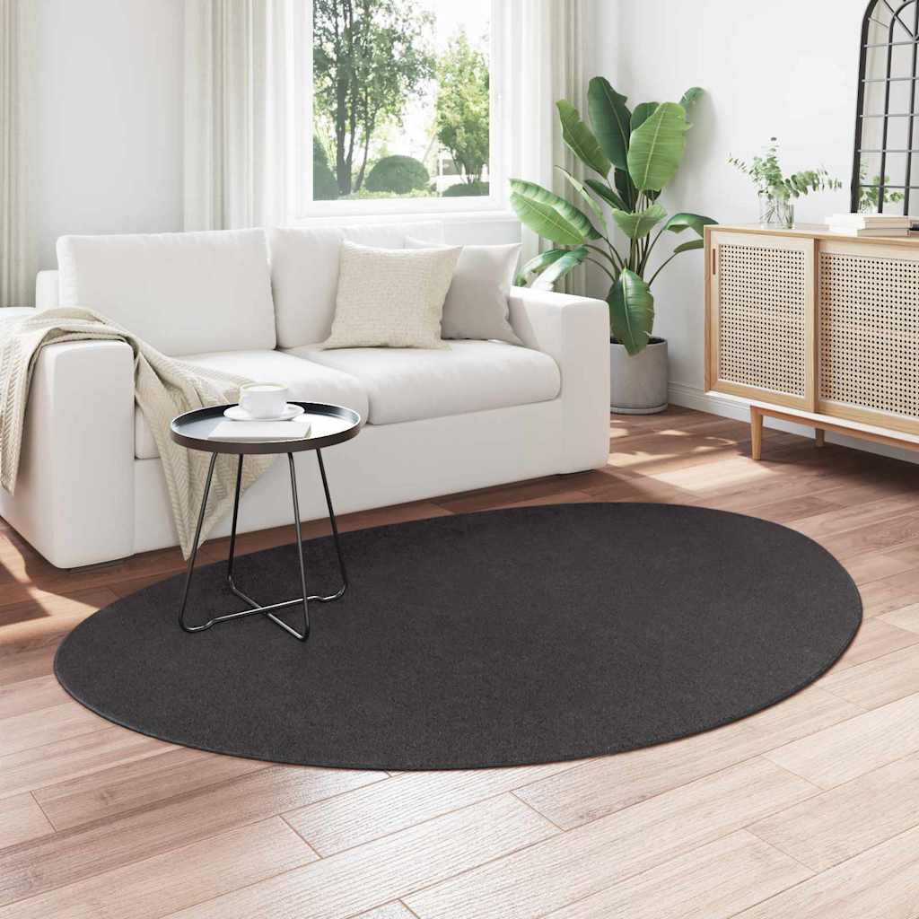 vidaXL Χαλιά Ανθρακί 140 x 200 cm Μαλλί