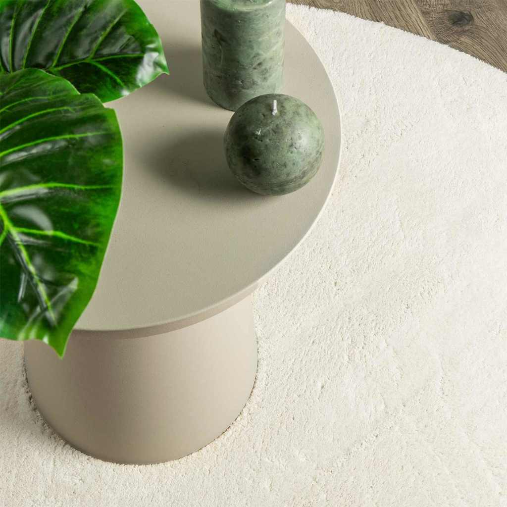 vidaXL Χαλιά χώρου HUARTE Κρεμ 140 x 200 cm Πολυεστέρας