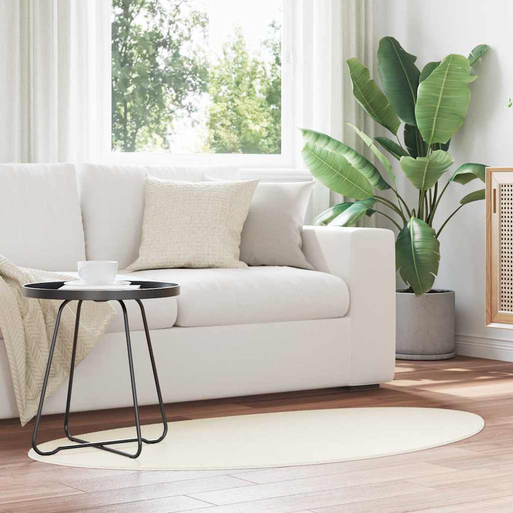 vidaXL Χαλιά χώρου HUARTE Κρεμ 160 x 230 cm Πολυεστέρας