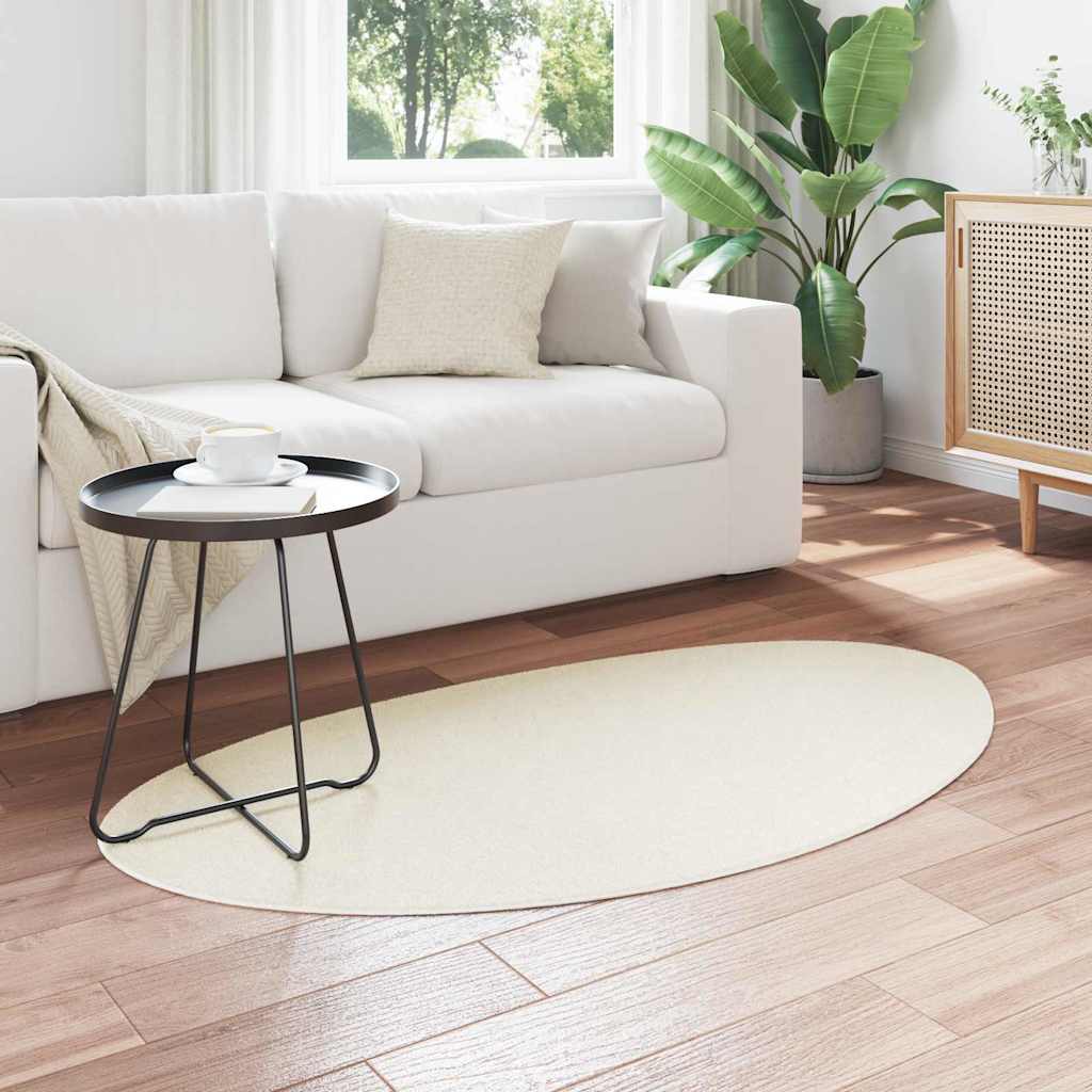 vidaXL Χαλιά χώρου HUARTE Κρεμ 160 x 230 cm Πολυεστέρας