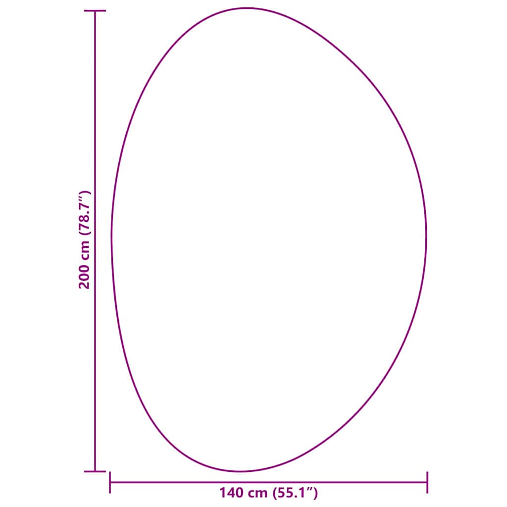 vidaXL Χαλί Άμμος 140 x 200 cm Πολυεστέρας