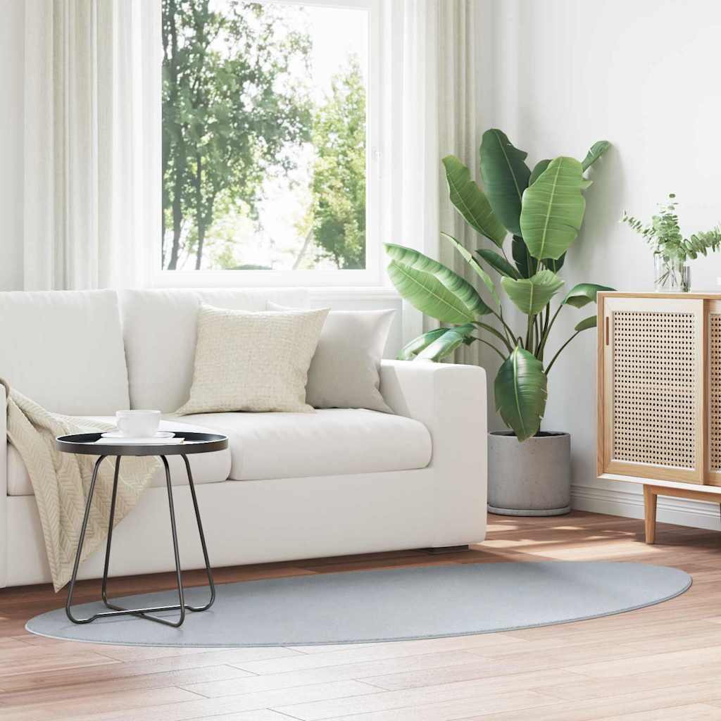 vidaXL Χαλί Γκρι 100 x 200 cm Πολυεστέρας