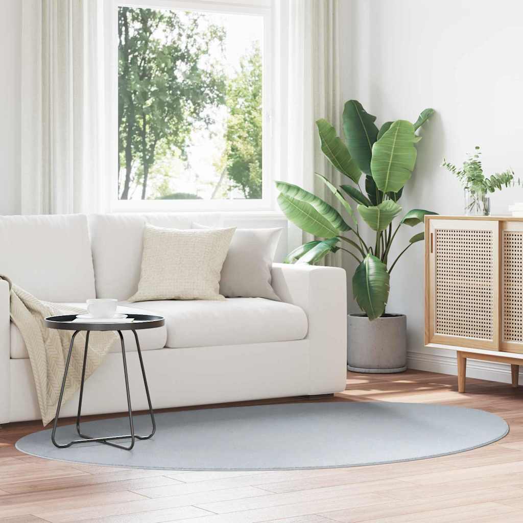 vidaXL Χαλί HUARTE Γκρι 140 x 200 cm Πολυεστέρας