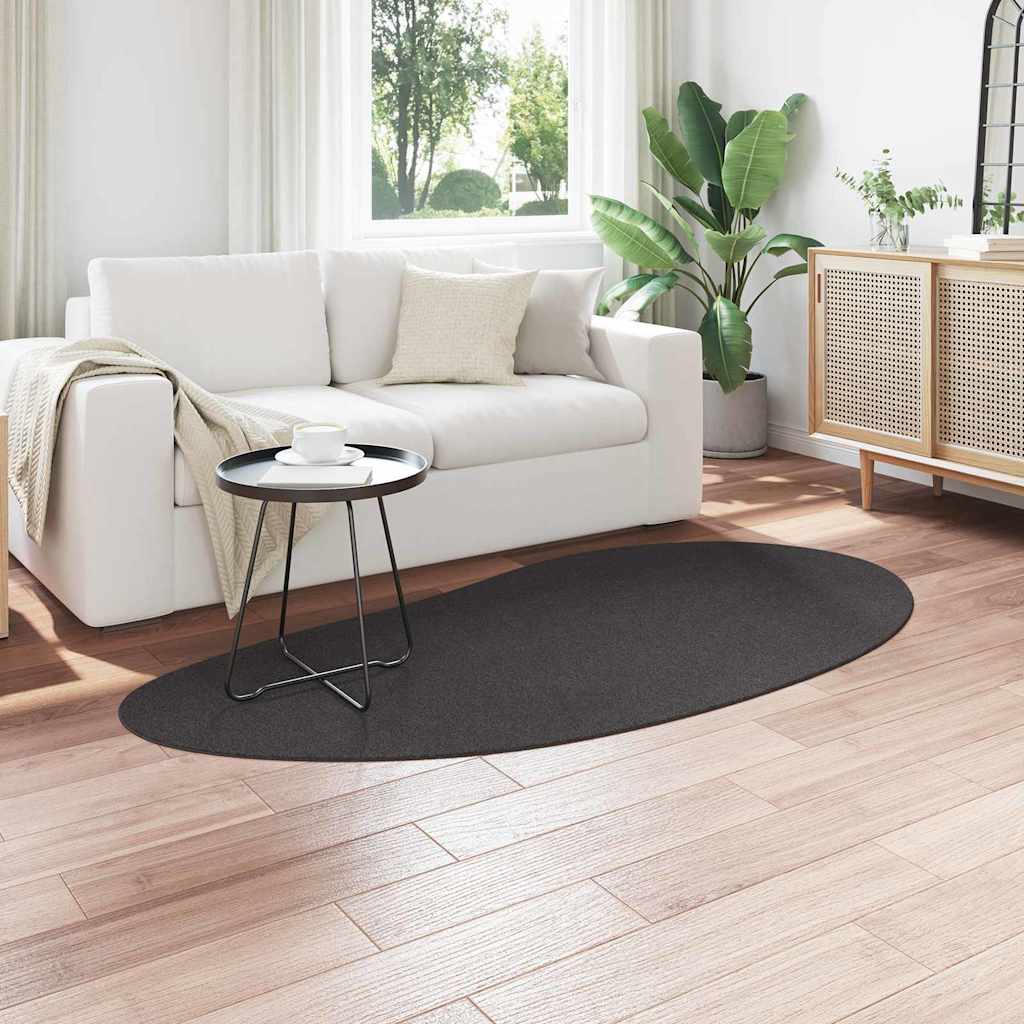 vidaXL Χαλί Ανθρακί 100 x 200 cm 100% Πολυεστέρας