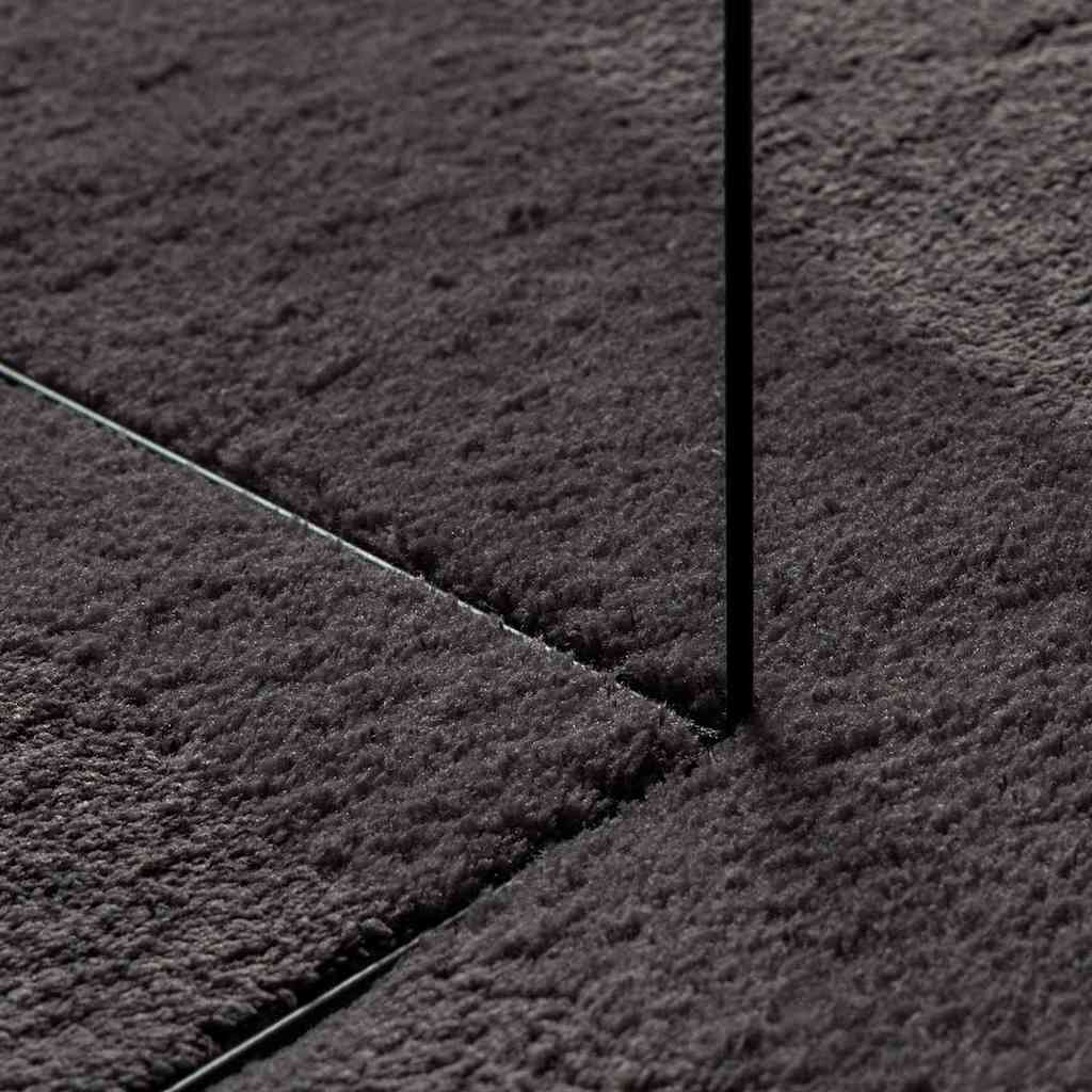 vidaXL Χαλί Ανθρακί 140 x 200 cm Μαλλί