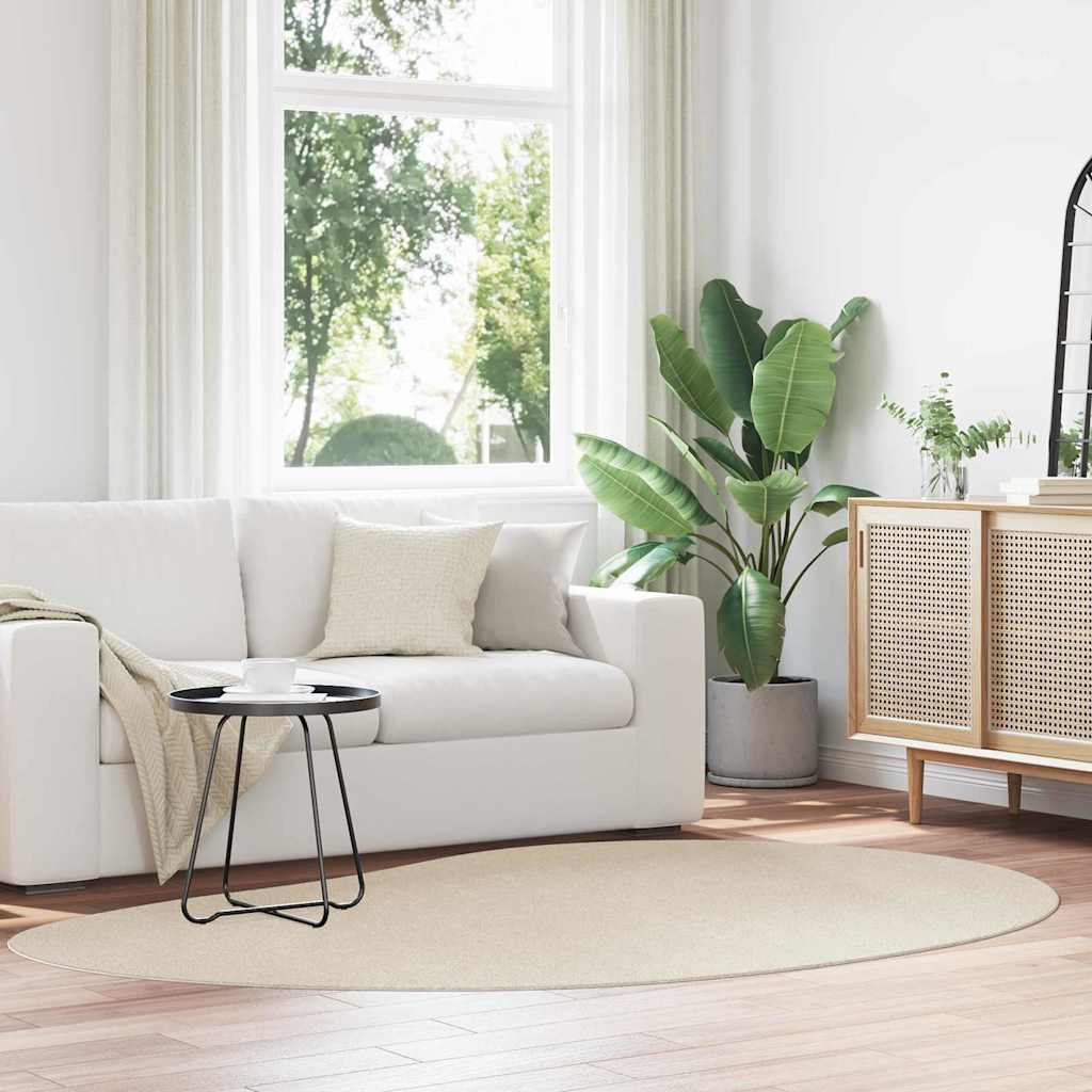 vidaXL Χαλί HUARTE Μπεζ 160 x 230 cm Πολυεστέρας