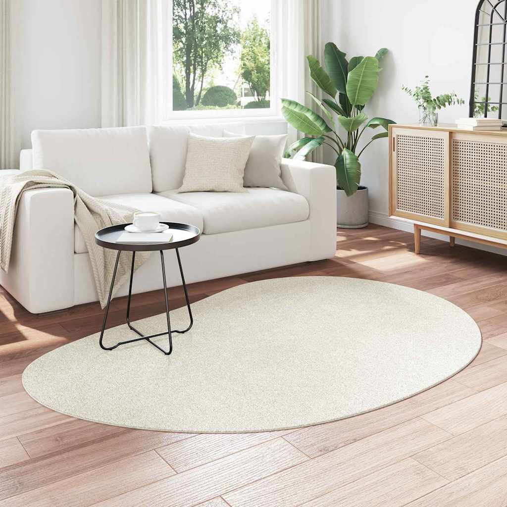 vidaXL Χαλιά χώρου Κρεμ 140 x 200 cm Πολυεστέρας