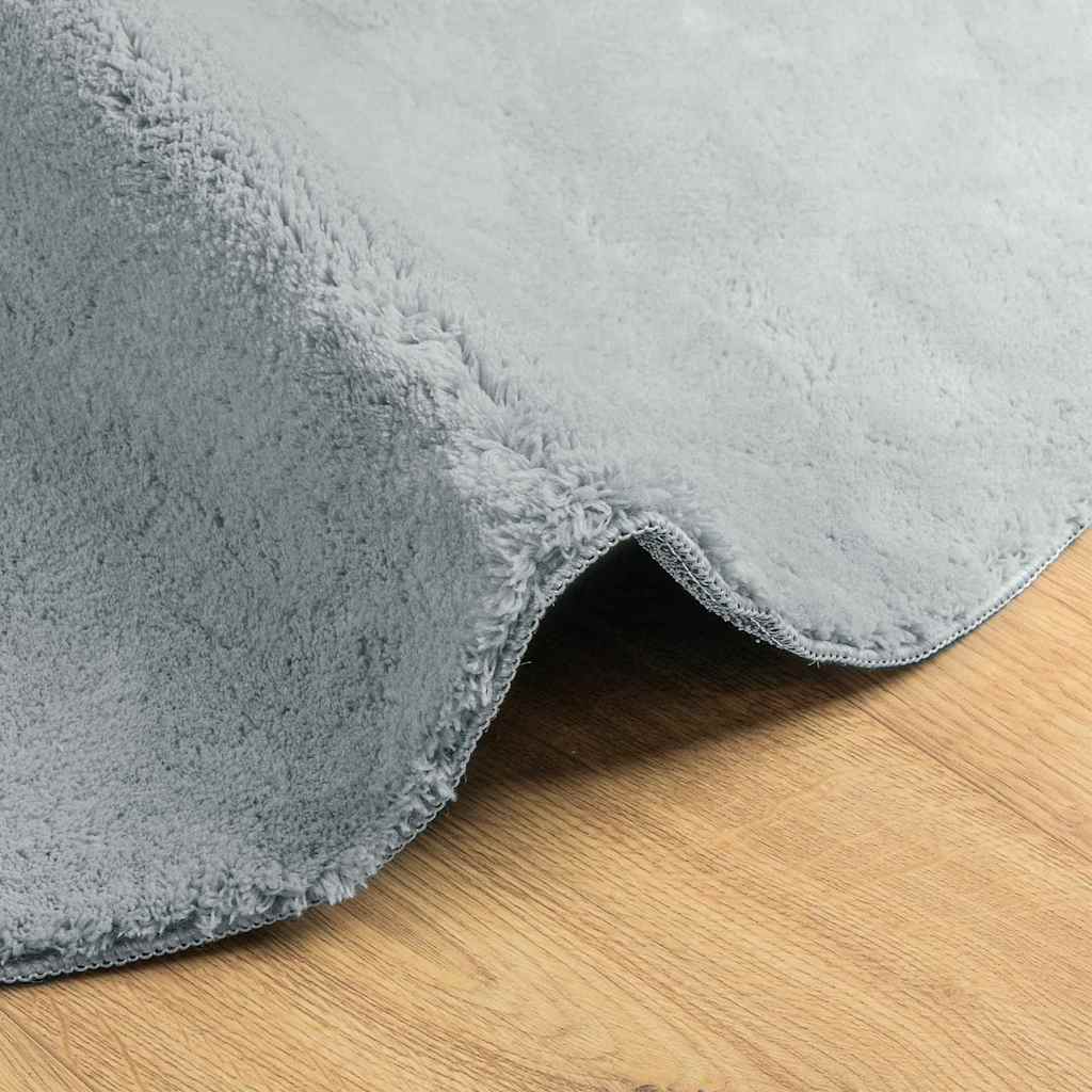 vidaXL Χαλί Γκρι 80 x 150 cm Πολυεστέρας