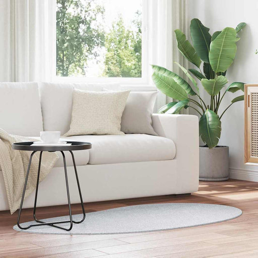 vidaXL Χαλί Γκρι 80 x 150 cm Βαμβάκι