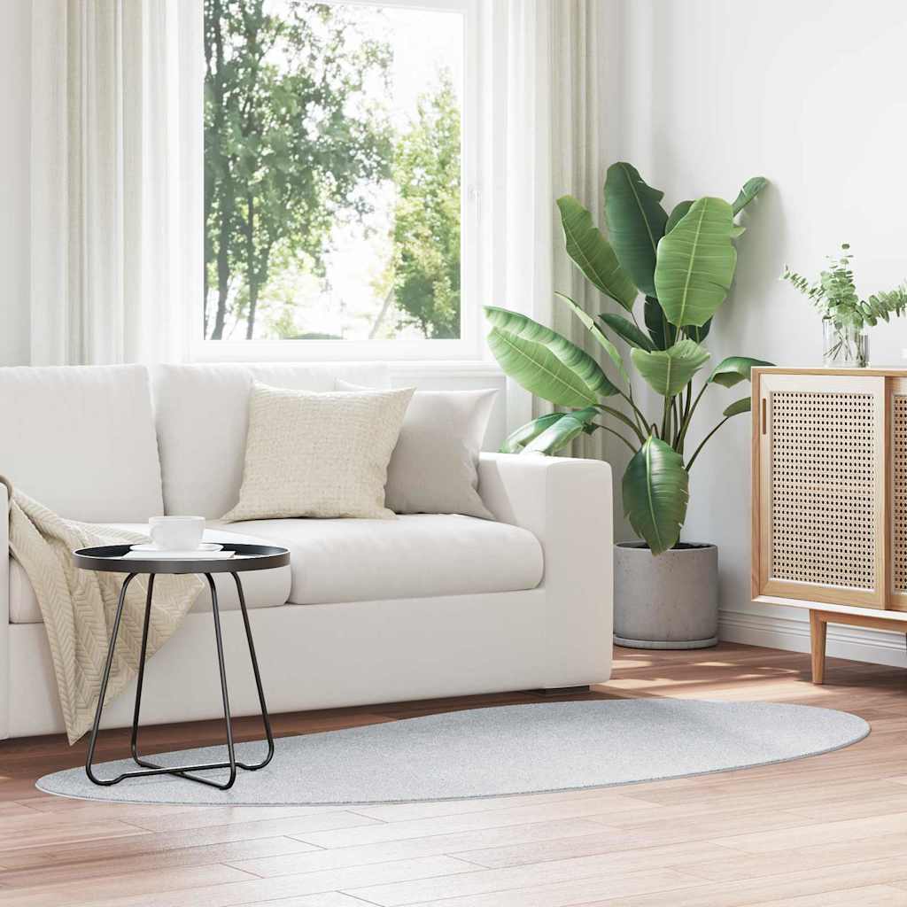 vidaXL Χαλί Χώρου Γκρι 100 x 200 cm Πολυεστέρας