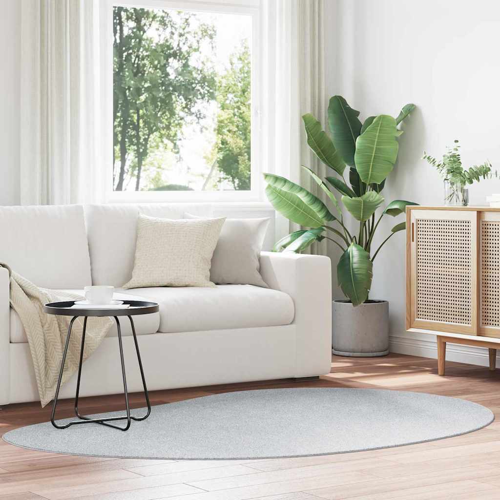 vidaXL Χαλί Γκρι 140 x 200 cm Πολυεστέρας