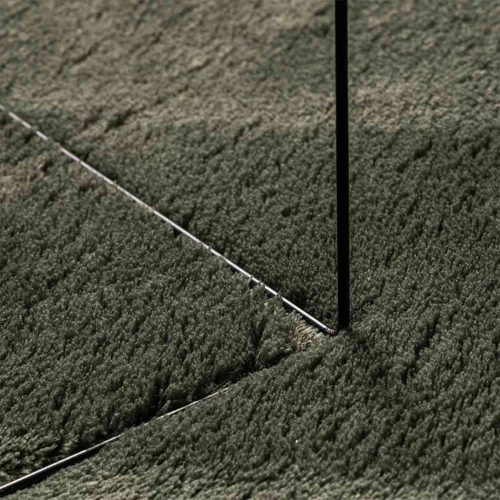 vidaXL Χαλιά χώρου HUARTE Δασικό Πράσινο 80 x 150 cm Πολυεστέρας