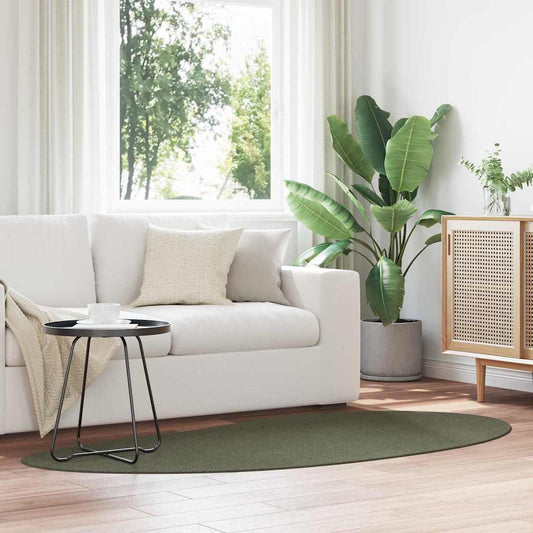 vidaXL Χαλί HUARTE Δασικό Πράσινο 100 x 200 cm Πολυεστέρας