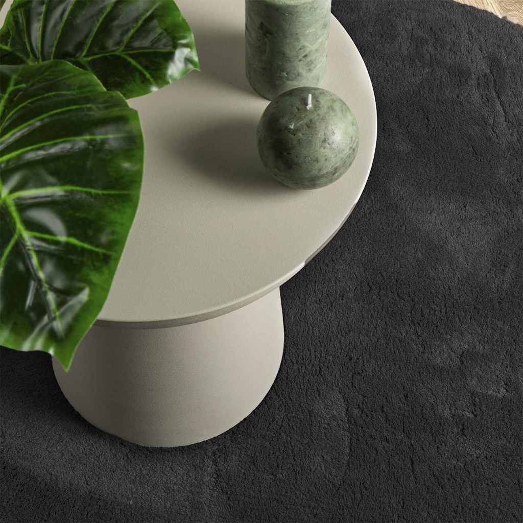 vidaXL Χαλί Μαύρο 120 x 170 cm Πολυεστέρας