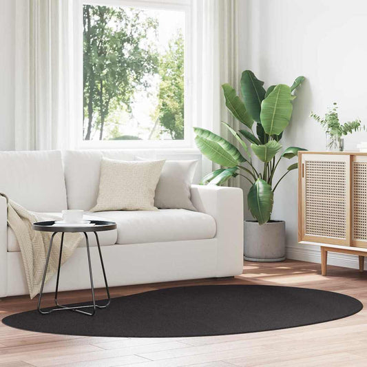 vidaXL Χαλί Μαύρο 140 x 200 cm Πολυεστέρας