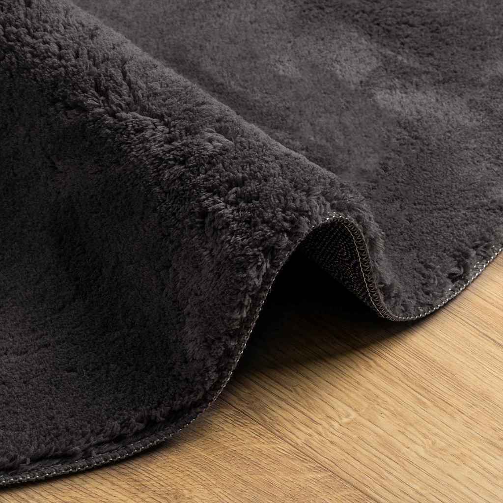 vidaXL Χαλί HUARTE Ανθρακί 100 x 200 cm Πολυεστέρας