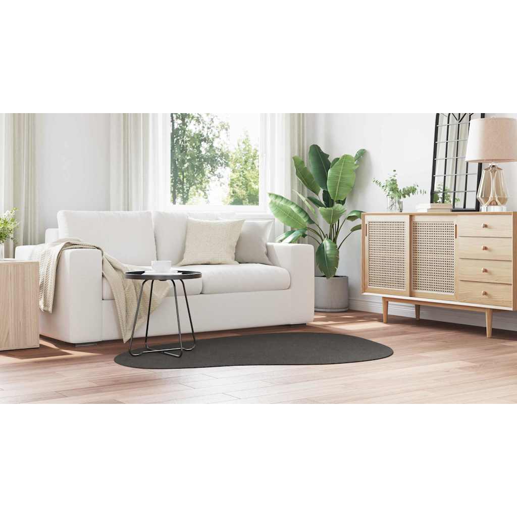 vidaXL Χαλί Ανθρακί 120 x 170 cm Πολυπροπυλένιο