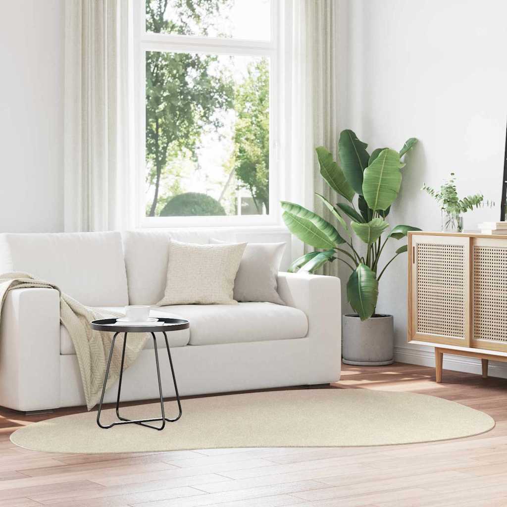 vidaXL Χαλί HUARTE Μπεζ 160 x 230 cm Πολυεστέρας