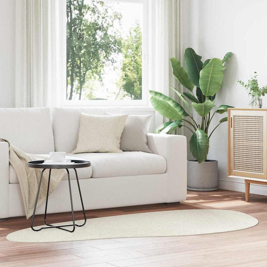 vidaXL Χαλιά Κρεμ 100 x 200 cm Πολυεστέρας