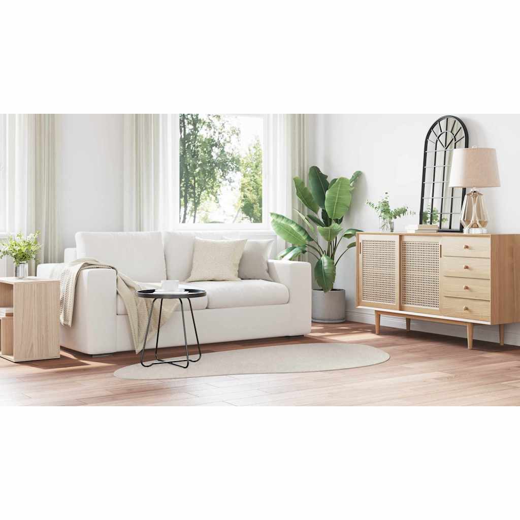 vidaXL Χαλί HUARTE Άμμος 100 x 200 cm Πολυεστέρας