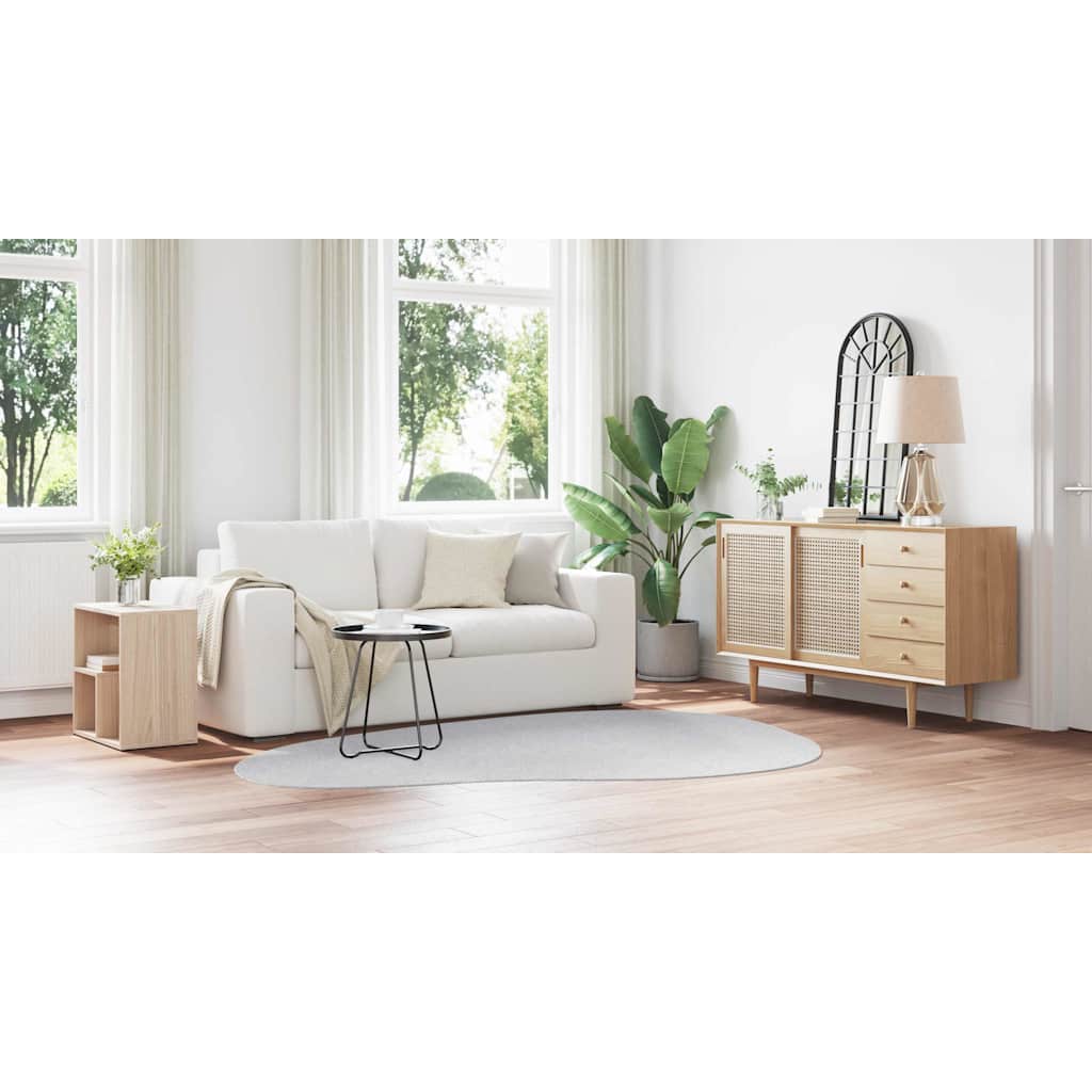 vidaXL Χαλί HUARTE Γκρι 160 x 230 cm Πολυεστέρας