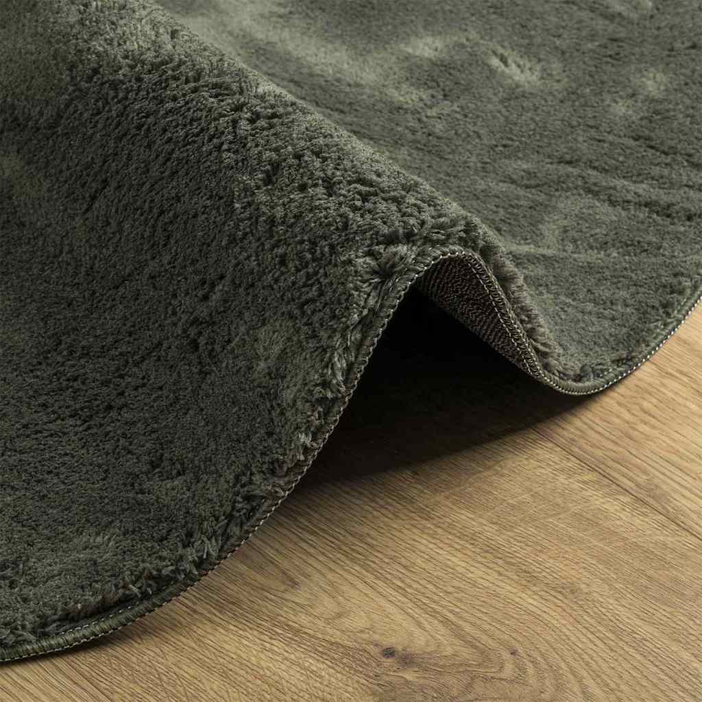 vidaXL Χαλιά χώρου HUARTE Δασικό Πράσινο 100 x 200 cm Πολυεστέρας