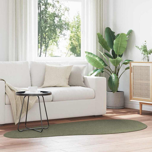 vidaXL Χαλί Δασικό Πράσινο 100 x 200 cm Μαλλί