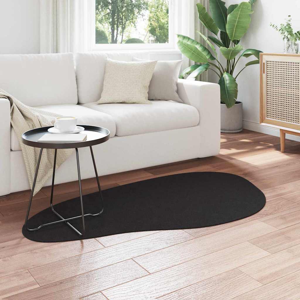 vidaXL Χαλί HUARTE Μαύρο 80 x 150 cm Πολυεστέρας