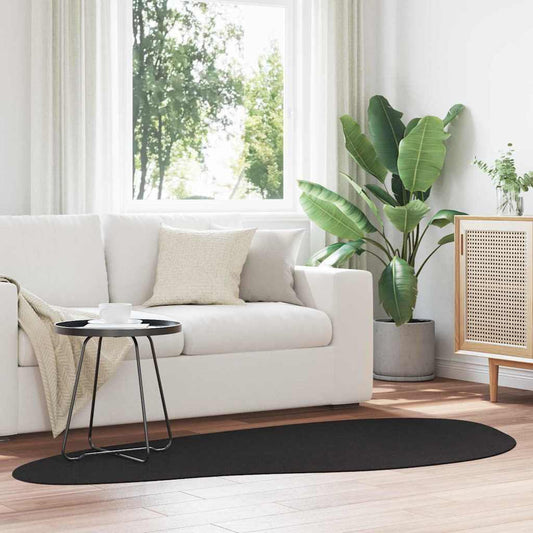 vidaXL Χαλί HUARTE Μαύρο 100 x 200 cm Πολυεστέρας