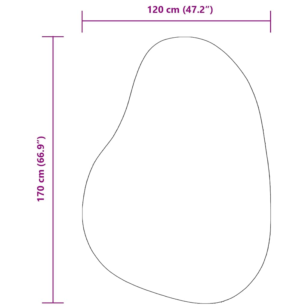 vidaXL Χαλί HUARTE Μαύρο 120 x 170 cm Πολυεστέρας