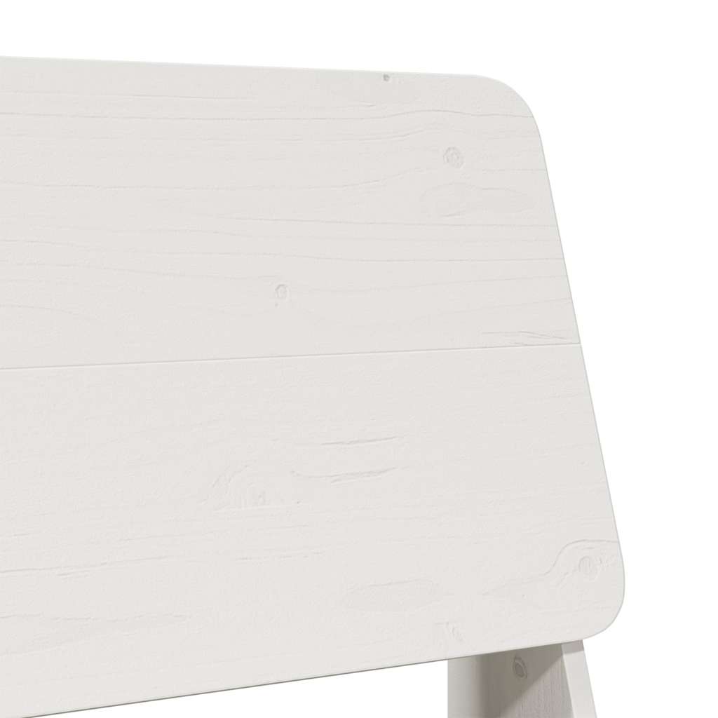 vidaXL Καρέκλες κήπου 2 τεμάχια Λευκό 60x64x70,5 cm Ξύλο πεύκο μασίφ