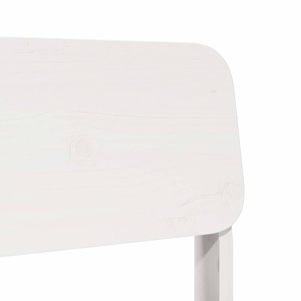 vidaXL Καρέκλες κήπου 2 τεμάχια Λευκό 60x52,5x72 cm Ξύλο πεύκο μασίφ