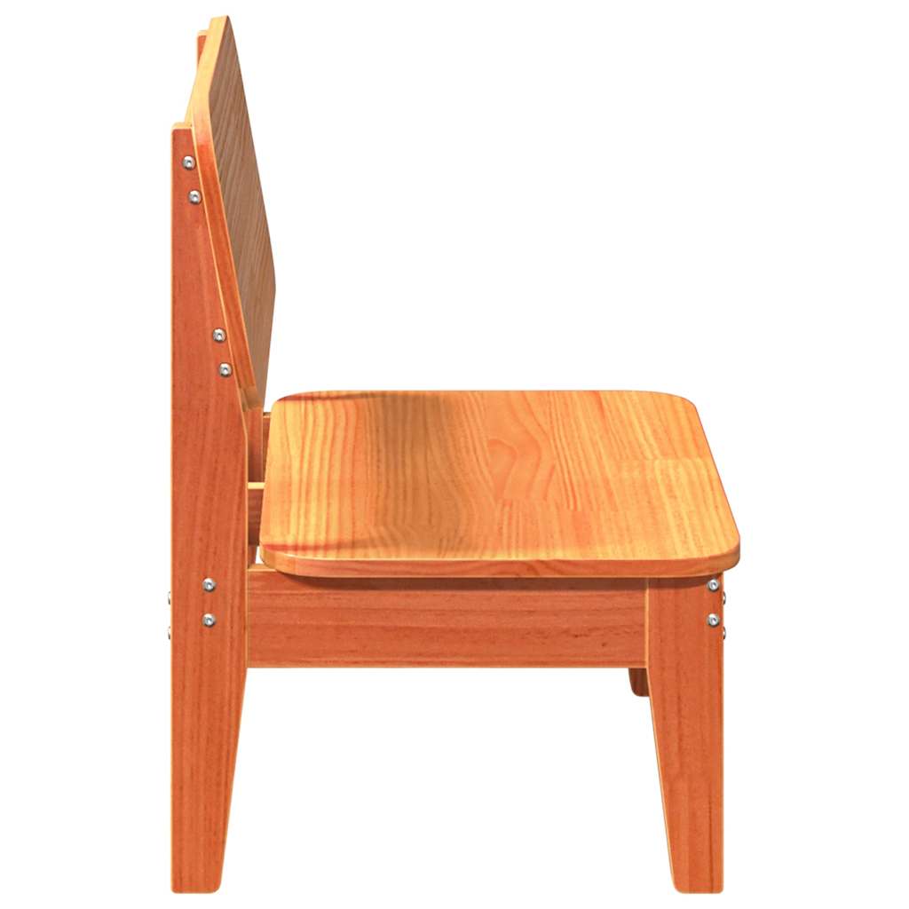 vidaXL Καρέκλες κήπου 2 τεμάχια Κερί καφέ 60x52,5x72 cm