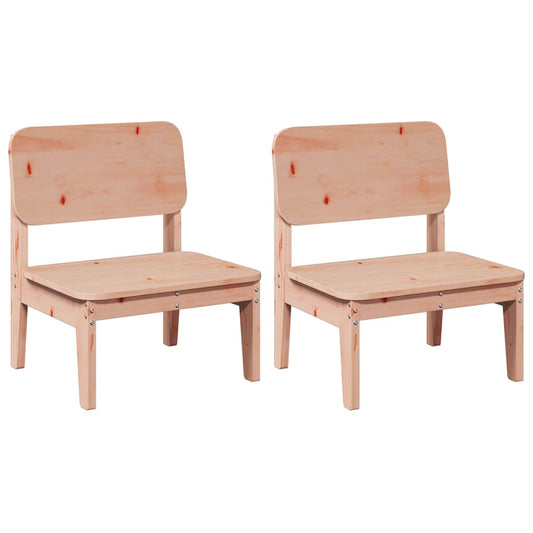 Καρέκλες κήπου vidaXL 2 τεμάχια 60x52,5x72 cm μασίφ ξύλο Douglas