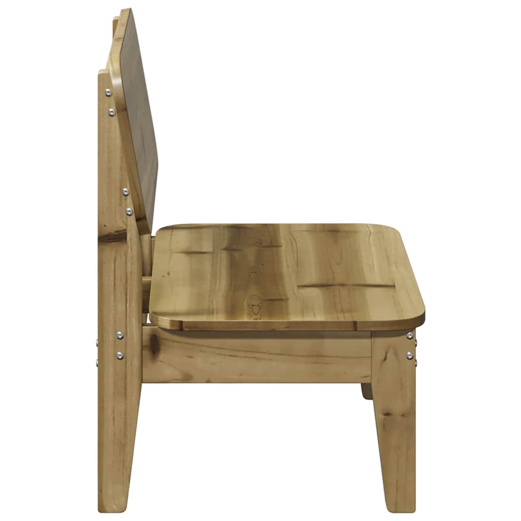 Καρέκλες κήπου vidaXL 2 τεμάχια 60x52,5x72 cm Εμποτισμένο ξύλο πεύκο