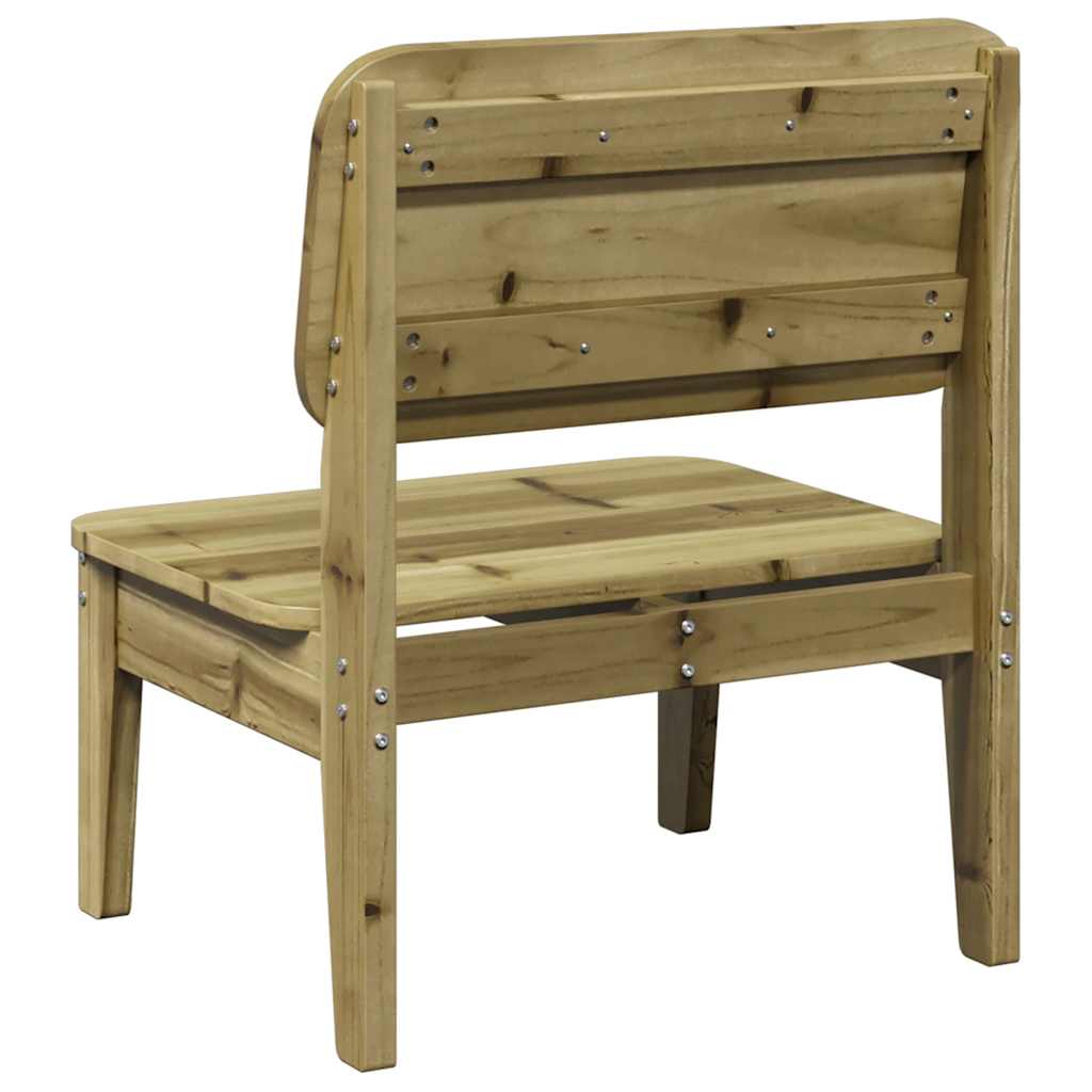 Καρέκλες κήπου vidaXL 2 τεμάχια 60x52,5x72 cm Εμποτισμένο ξύλο πεύκο