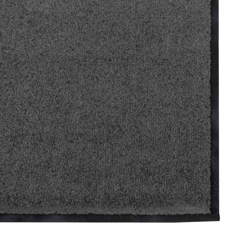vidaXL Χαλάκι Εξώπορτας Ανθρακί και Μαύρο 120 x 250 cm