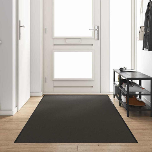 vidaXL Χαλάκι Εξώπορτας Ανθρακί και Μαύρο 120 x 400 cm 100% Πολυαμίδιο