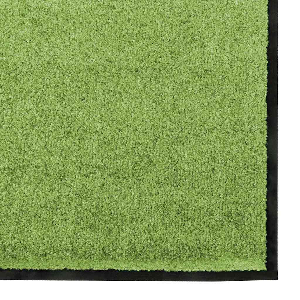 vidaXL Χαλάκι Εξώπορτας Πράσινο και Μαύρο 120 x 250 cm