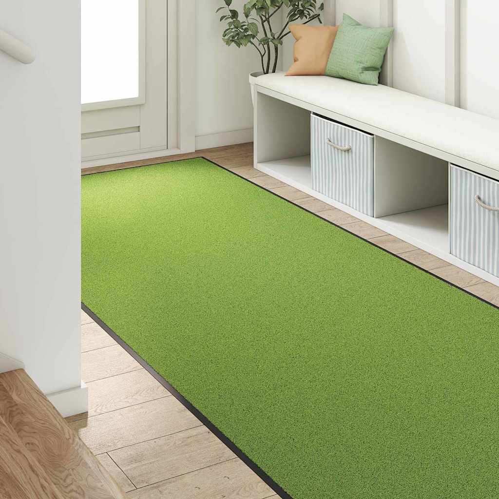 vidaXL Χαλάκι Εξώπορτας Πράσινο και Μαύρο 120 x 250 cm