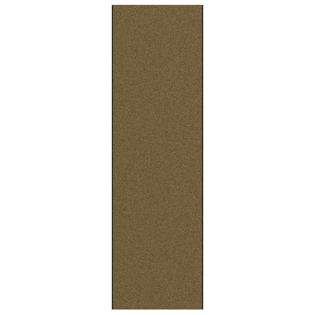 vidaXL Χαλάκι Εξώπορτας Καφέ και Μαύρο 120 x 400 cm Πολυαμίδιο και PVC