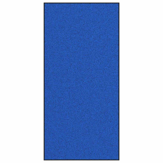 vidaXL Χαλάκι Εξώπορτας Μπλε και Μαύρο 120 x 250 cm Πολυαμίδιο και PVC