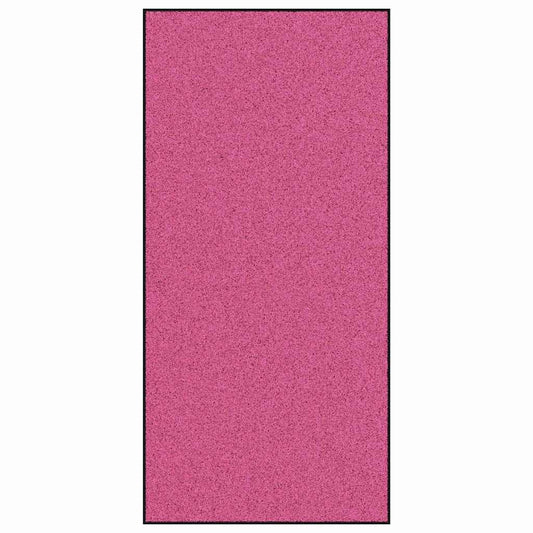 vidaXL Χαλάκι Εξώπορτας Ροζ και Μαύρο 120 x 250 cm Πολυαμίδιο και PVC