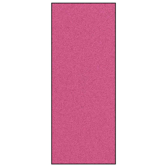 vidaXL Χαλάκι Εξώπορτας Ροζ και Μαύρο 120 x 300 cm Πολυαμίδιο και PVC