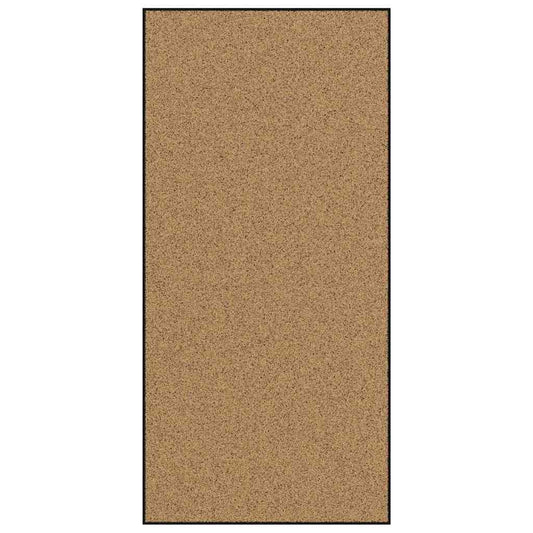 vidaXL Χαλάκι Εξώπορτας Κρέμα και Μαύρο 120 x 250 cm