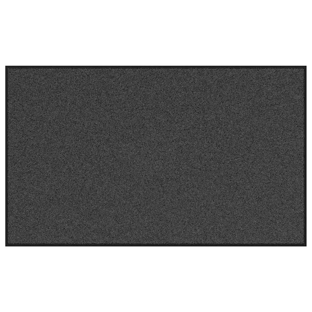 vidaXL Χαλάκι Εξώπορτας Ανθρακί και Μαύρο 90 x 150 cm
