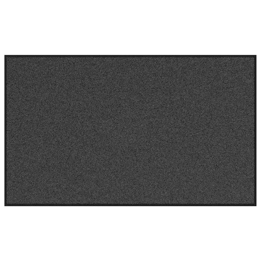vidaXL Χαλάκι Εξώπορτας Ανθρακί και Μαύρο 90 x 150 cm