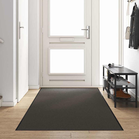 vidaXL Χαλάκι Εξώπορτας Ανθρακί και Μαύρο 120 x 350 εκ 100% Πολυαμίδιο